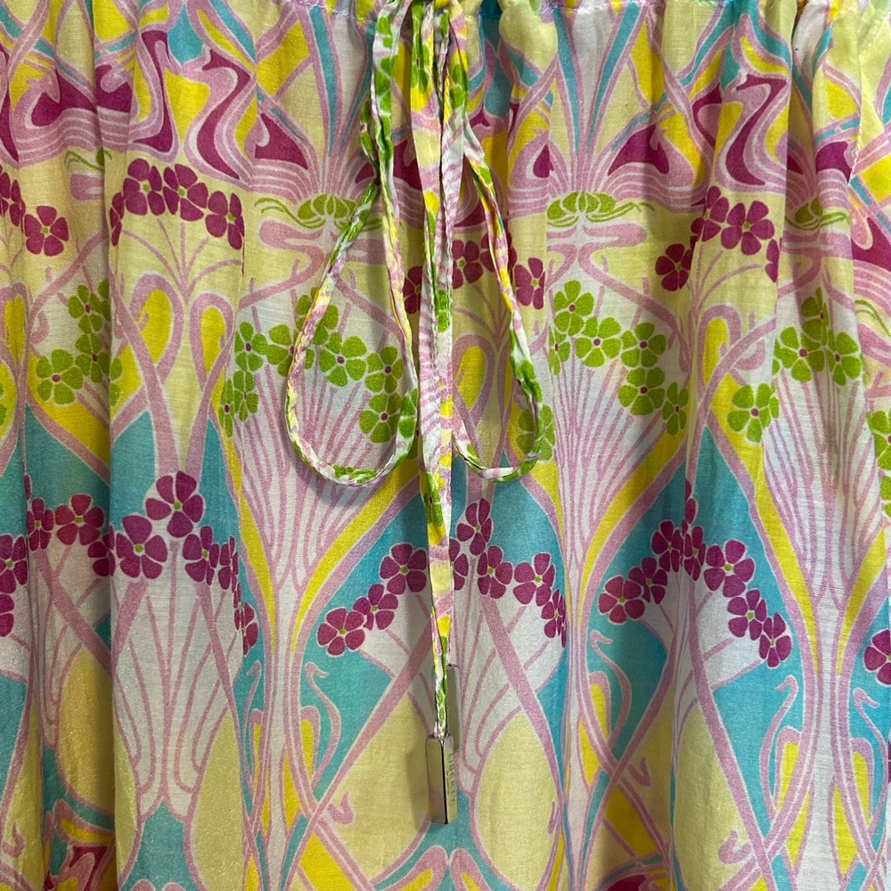 Liberty of London Lightweight Cotton Short Caftan - Picture 6 of 8